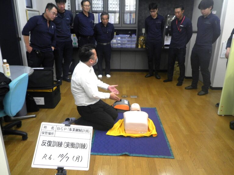 救命講習を行いました